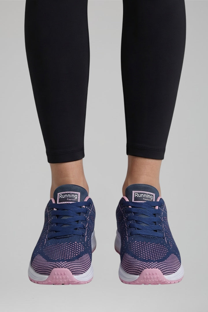 Zuzanna | Buty Sportowe Damskie z Siateczką Sznurowane