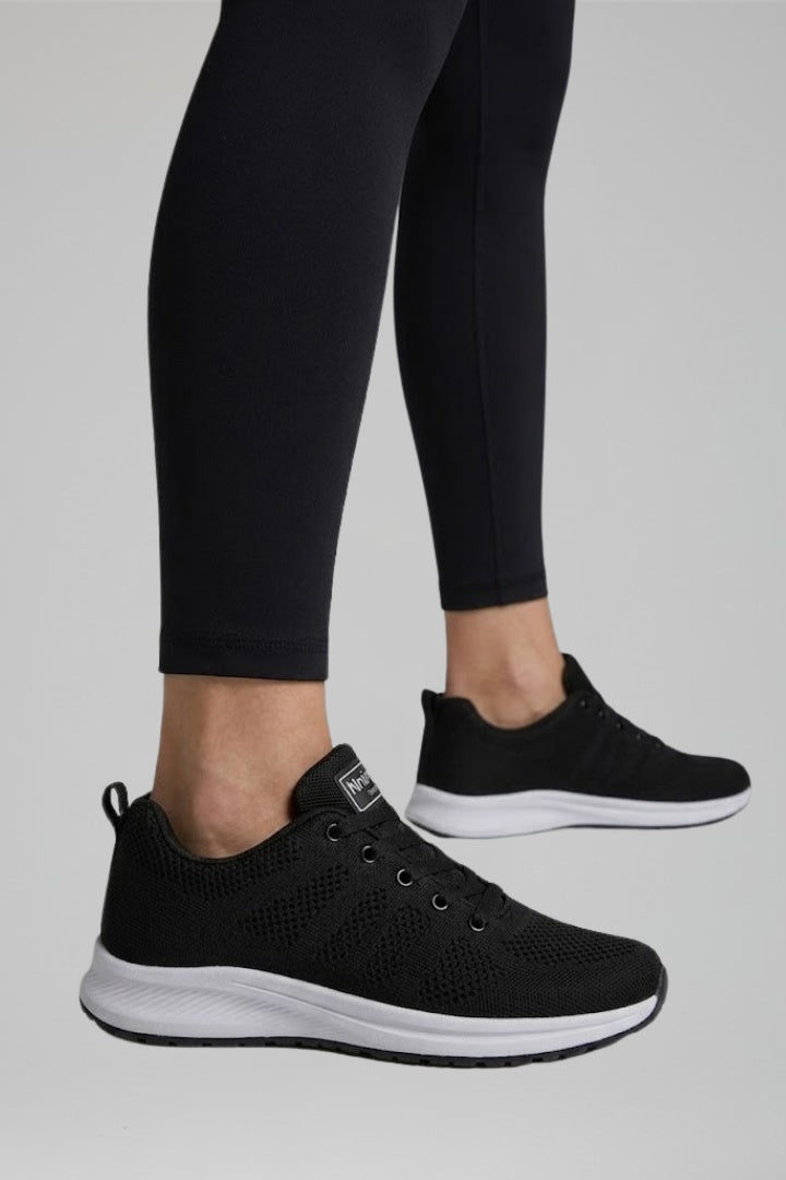 Zuzanna | Buty Sportowe Damskie z Siateczką Sznurowane